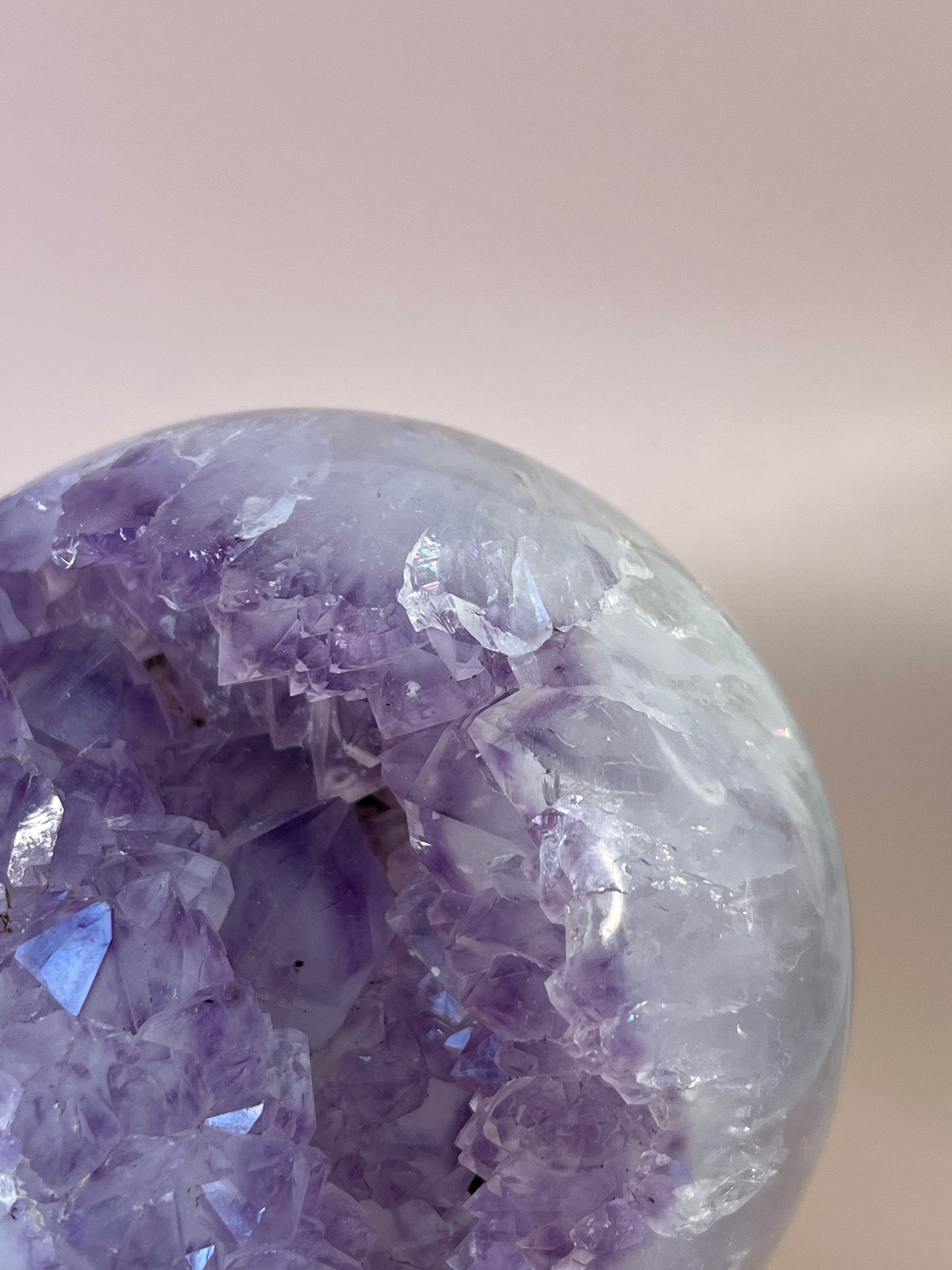 Amethyst Druzy Sphere