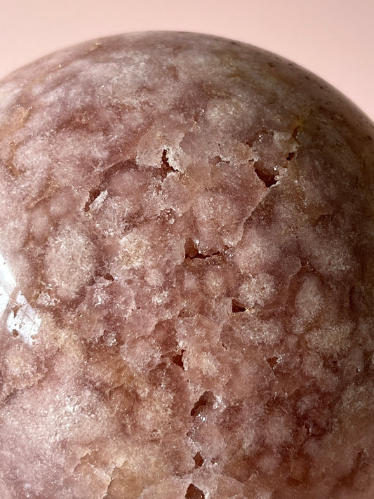 Pink Amethyst Sphere - Sophie