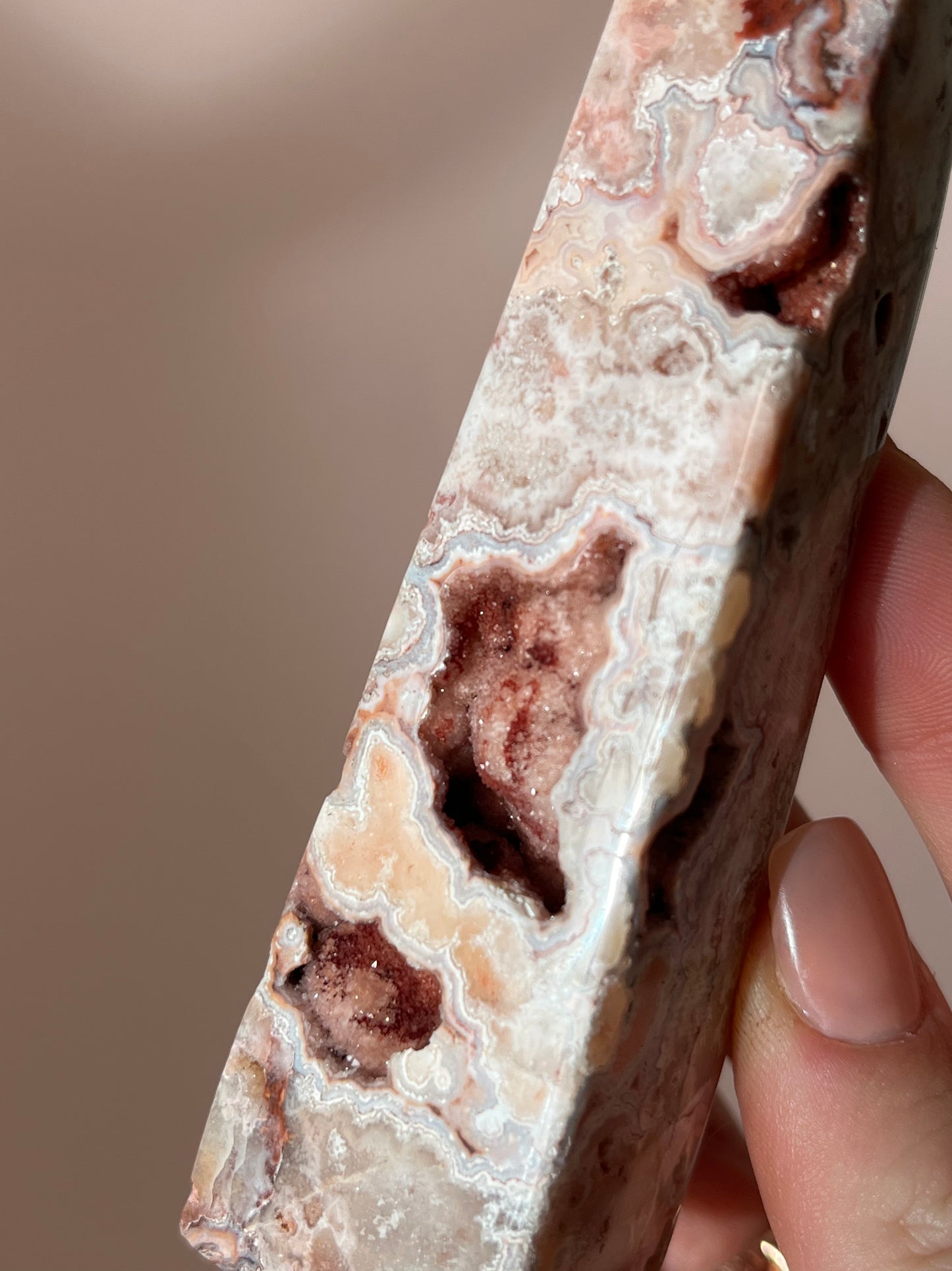 Crazy Lace Agate Tower