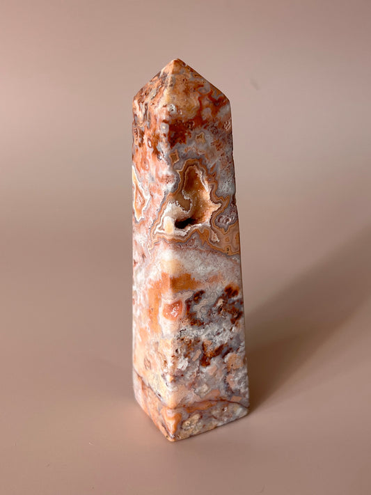 Crazy Lace Agate Tower