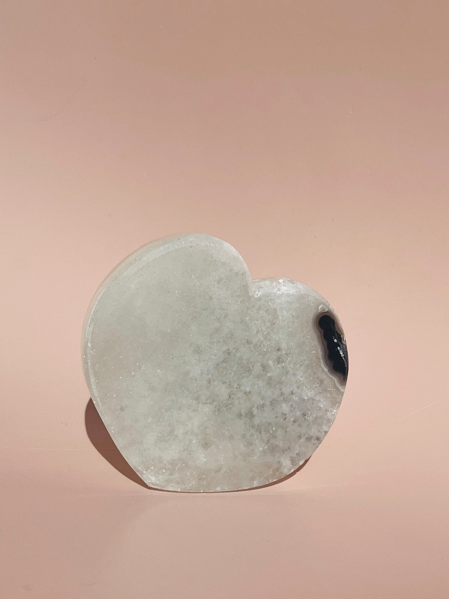 Druzy Agate Heart - 440g