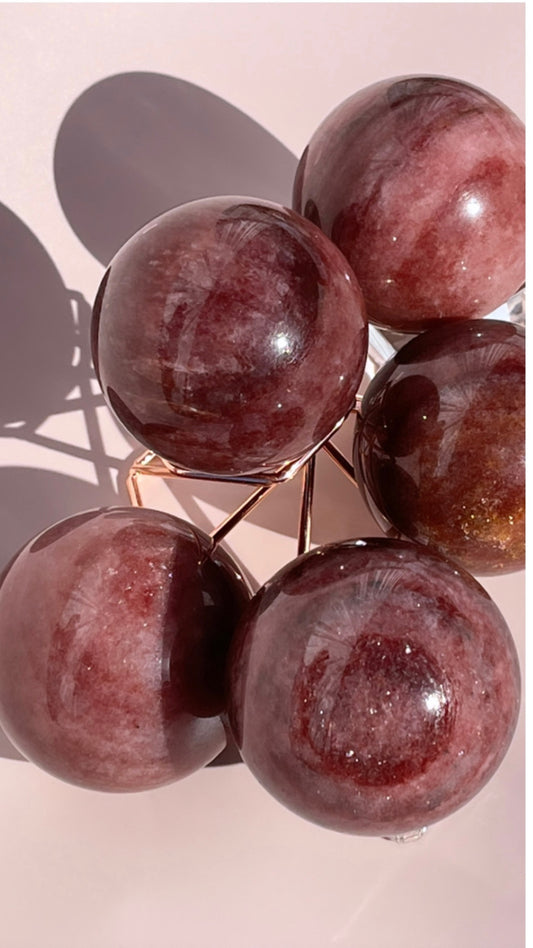 Strawberry Quartz Sphere
