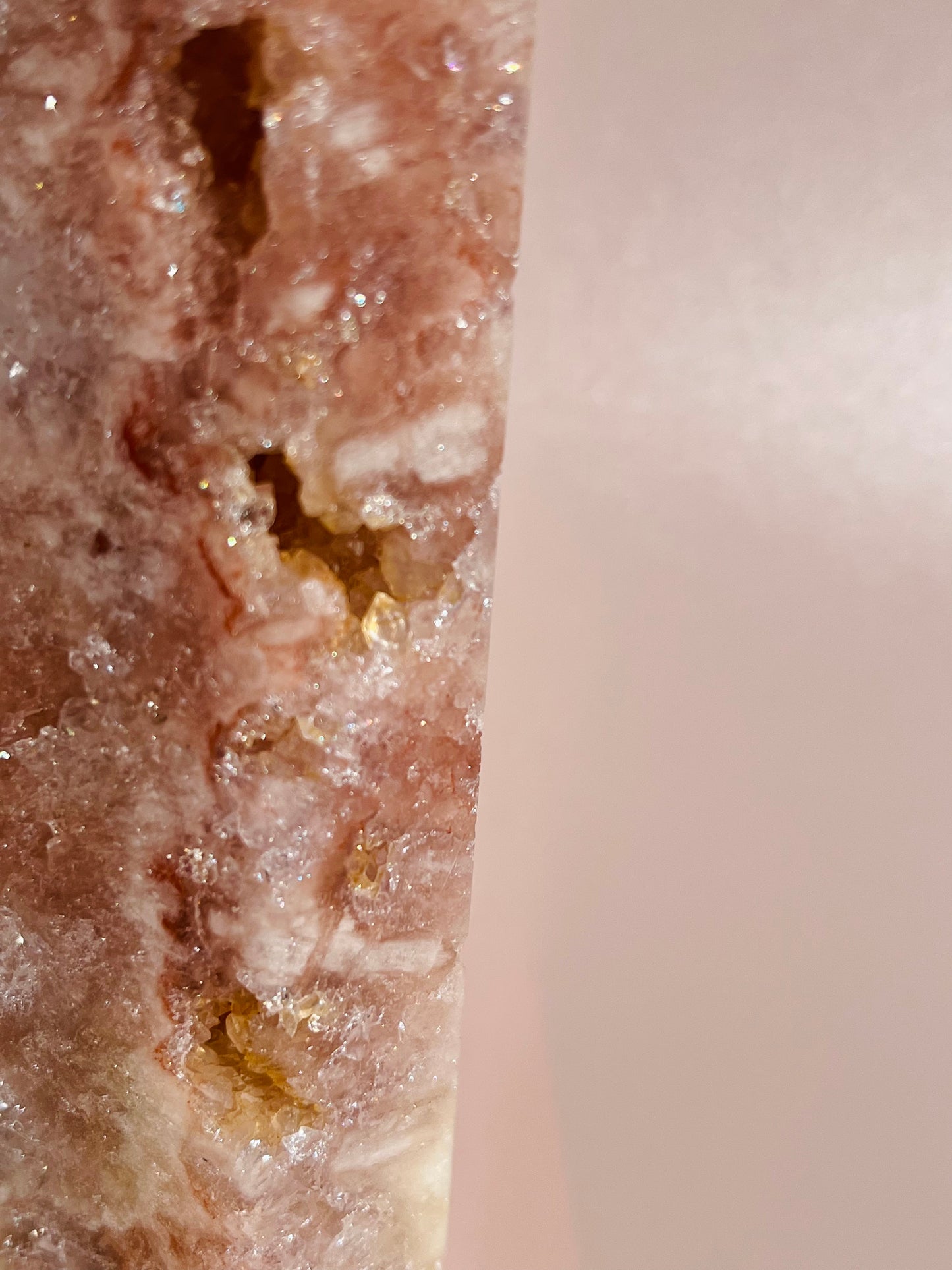 Pink Amethyst with Ametrine inclusions Tower - 364g