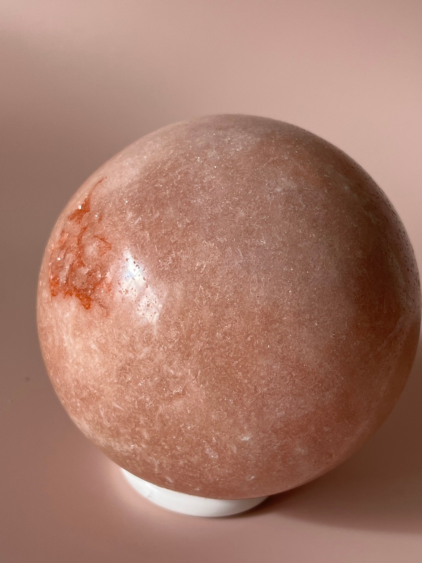 Pink Amethyst Sphere - Emma
