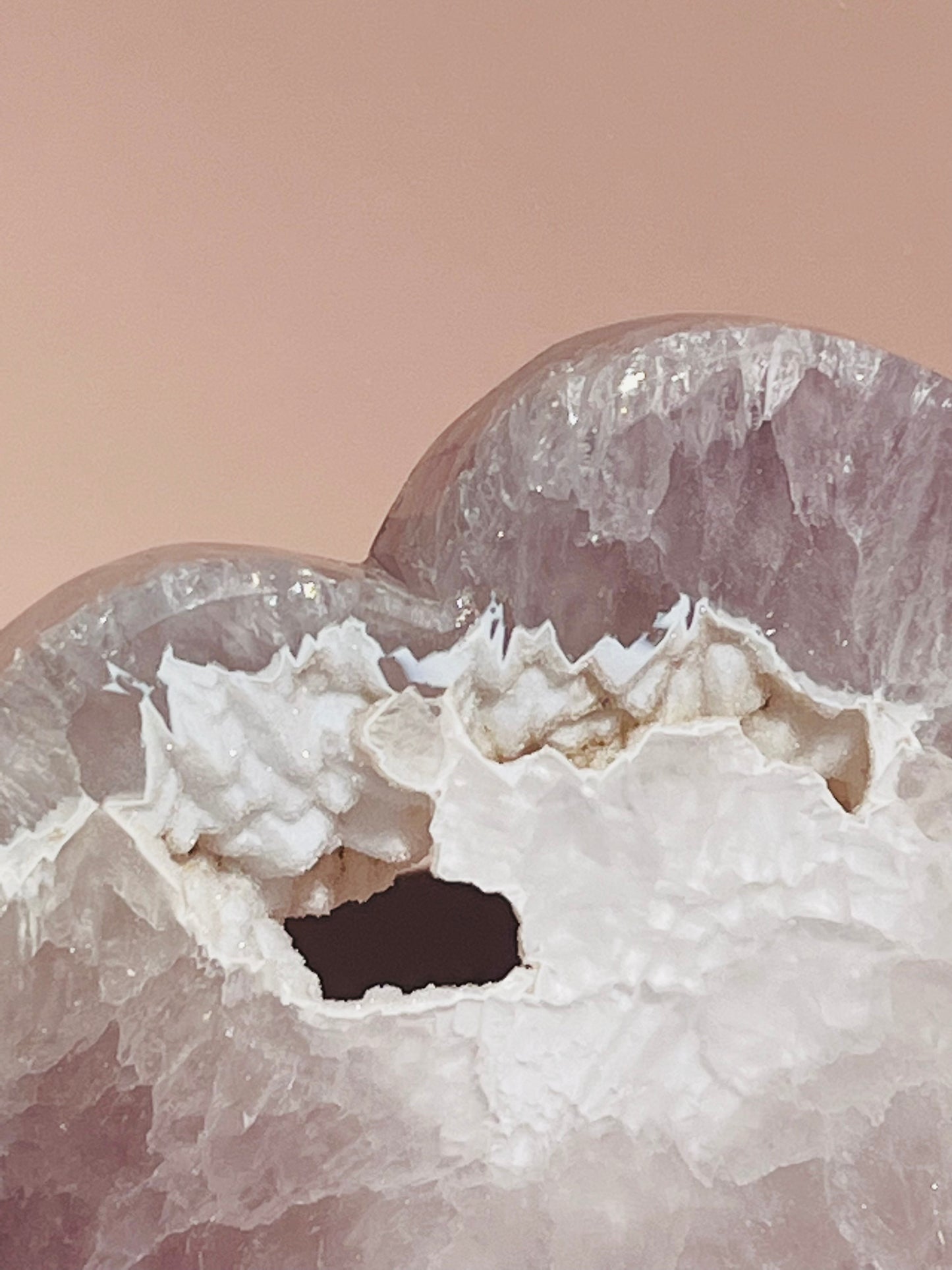 Druzy Agate Heart - 598g