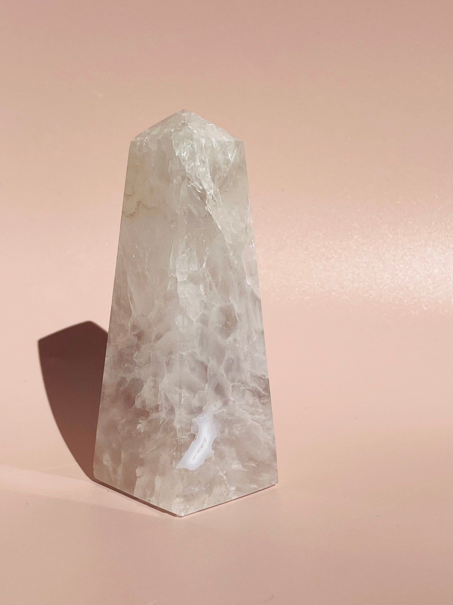 Druzy Agate Obelisk - 380