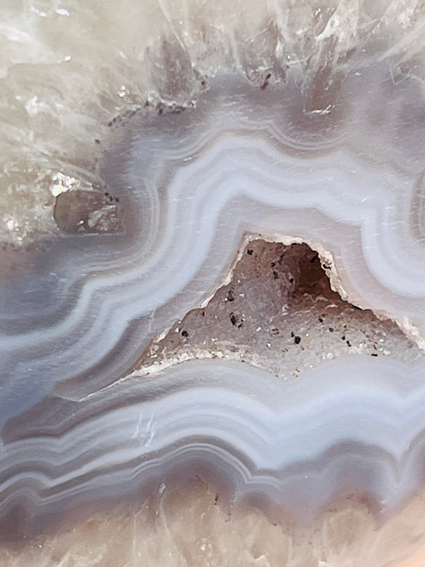 Druzy Agate Heart - 493g