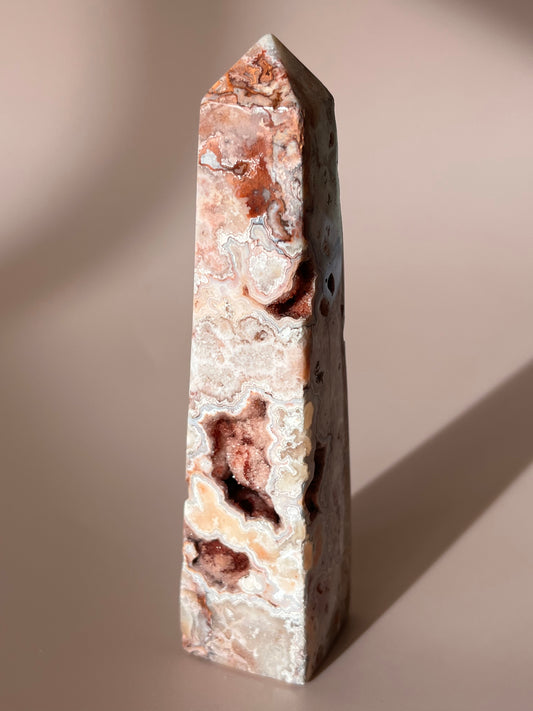 Crazy Lace Agate Tower