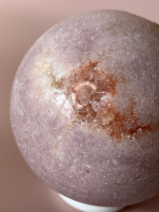 Pink Amethyst Sphere - Annabell