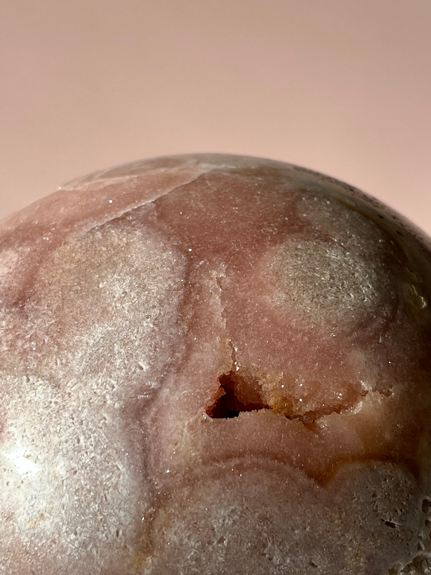 Pink Amethyst Sphere - Sophie