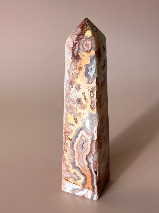 Crazy Lace Agate Tower