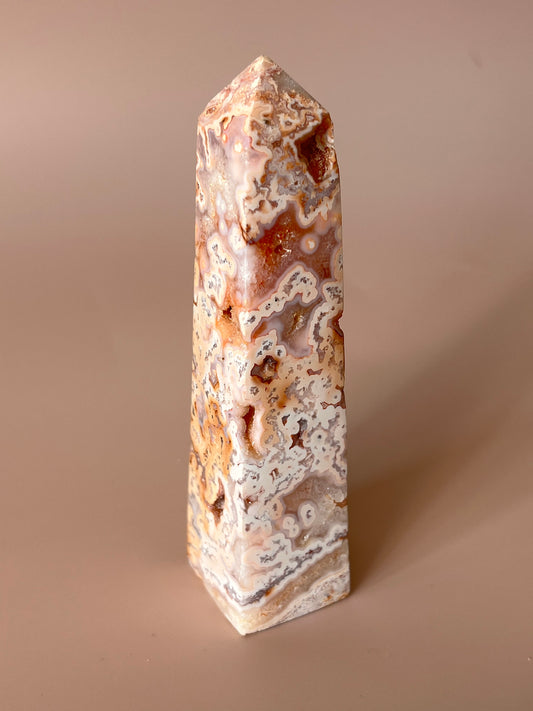 Crazy Lace Agate Tower
