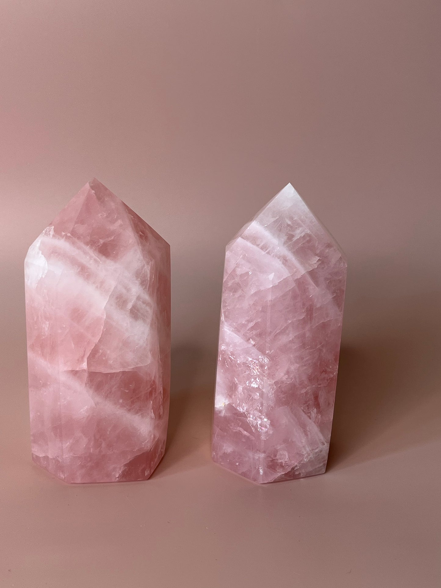 Rose Quarts Points - Large