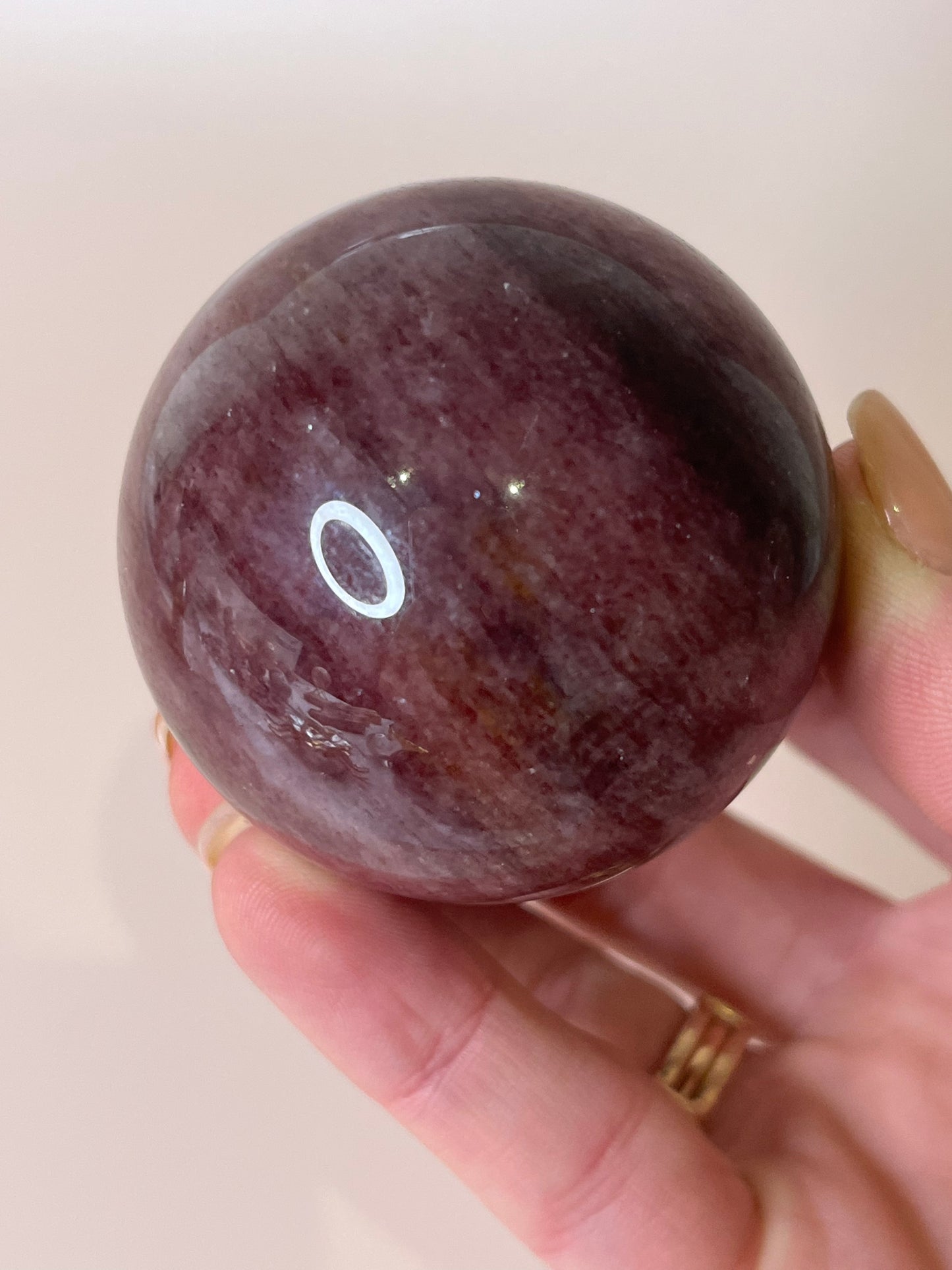 Strawberry Quartz Sphere
