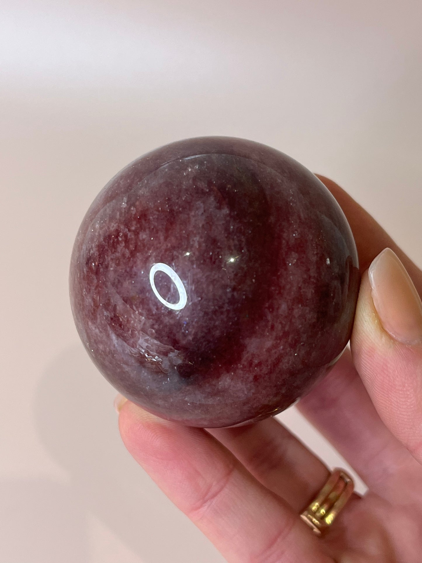 Strawberry Quartz Sphere