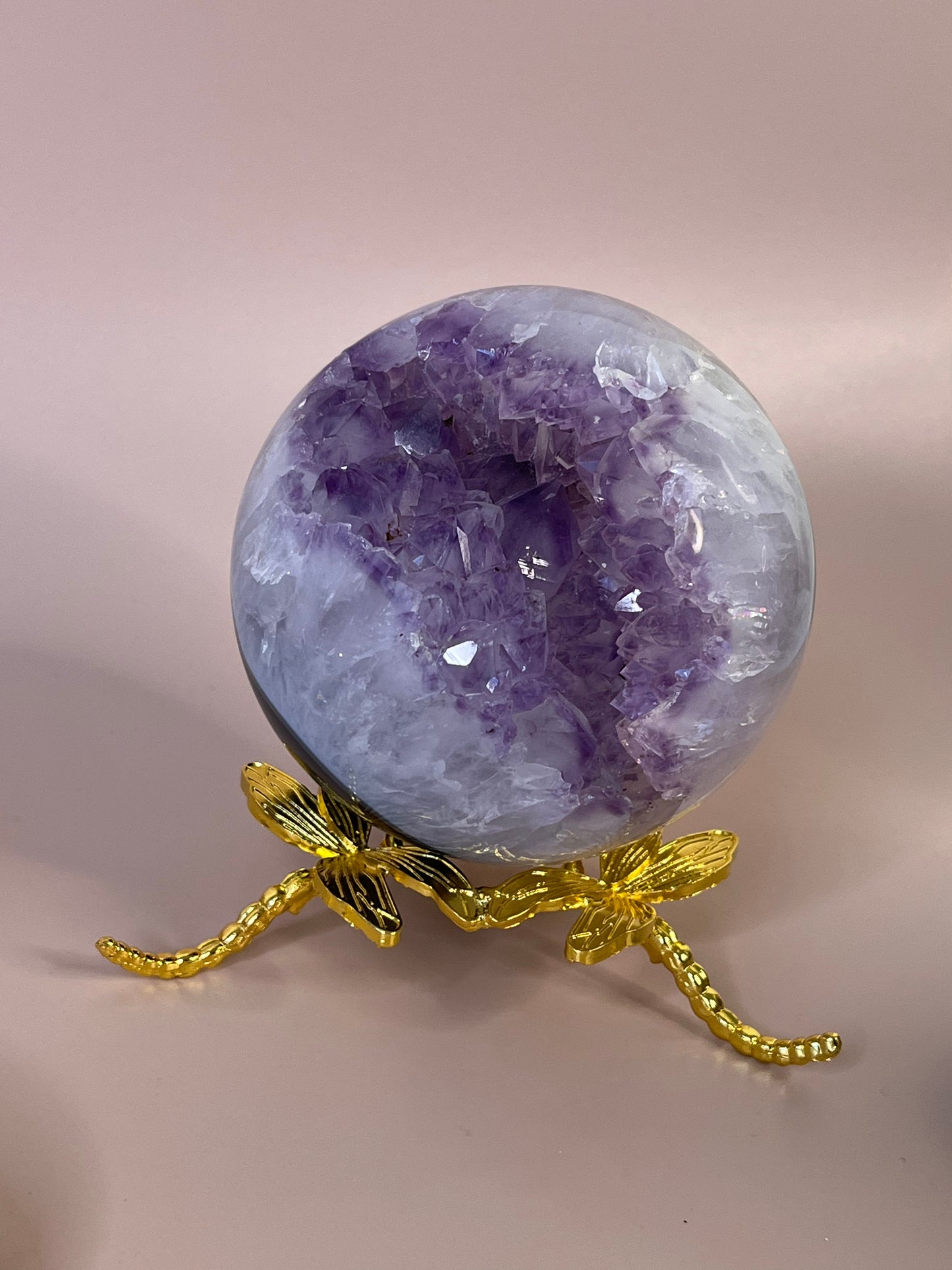 Amethyst Druzy Sphere