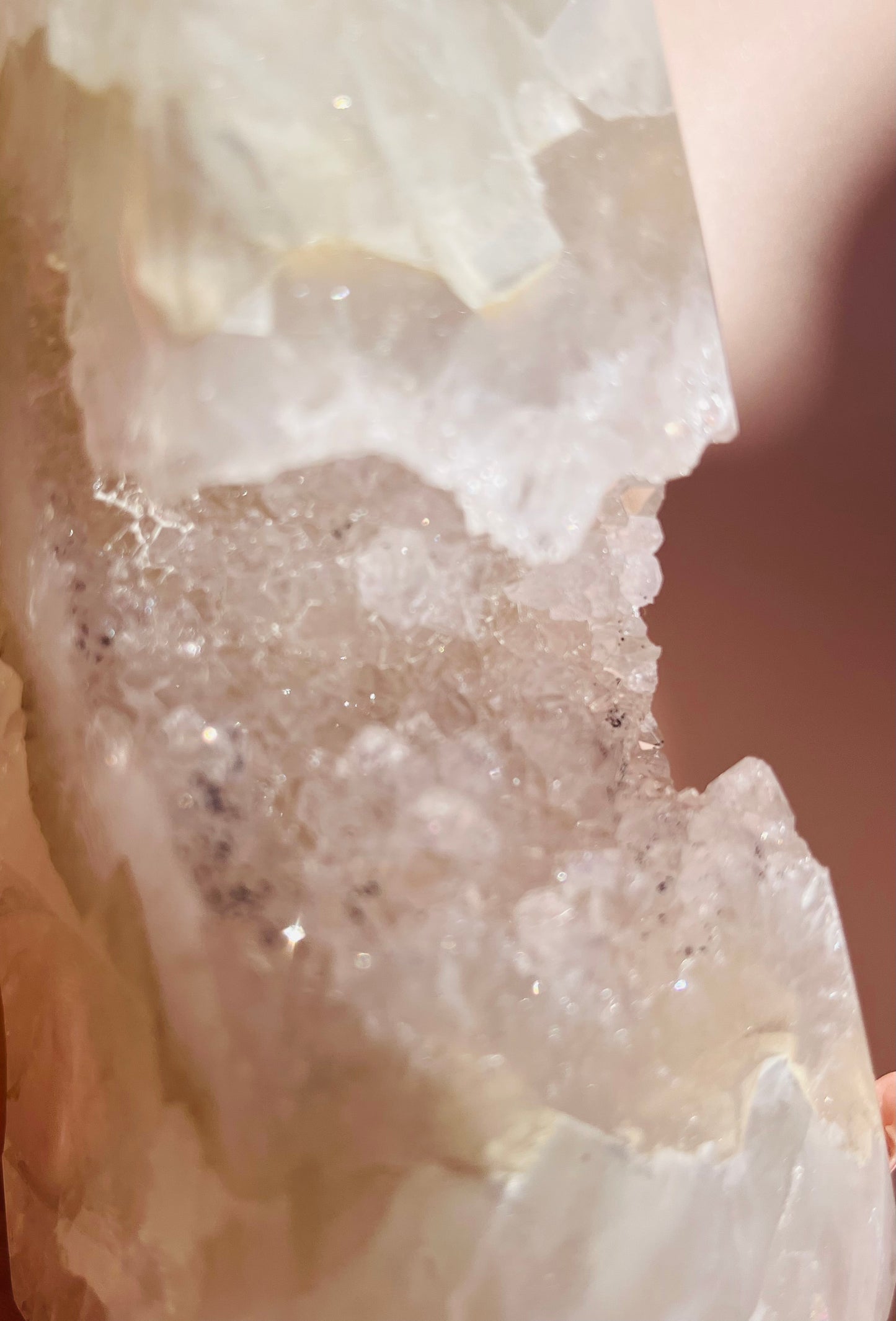 Druzy Agate Obelisk - 765g