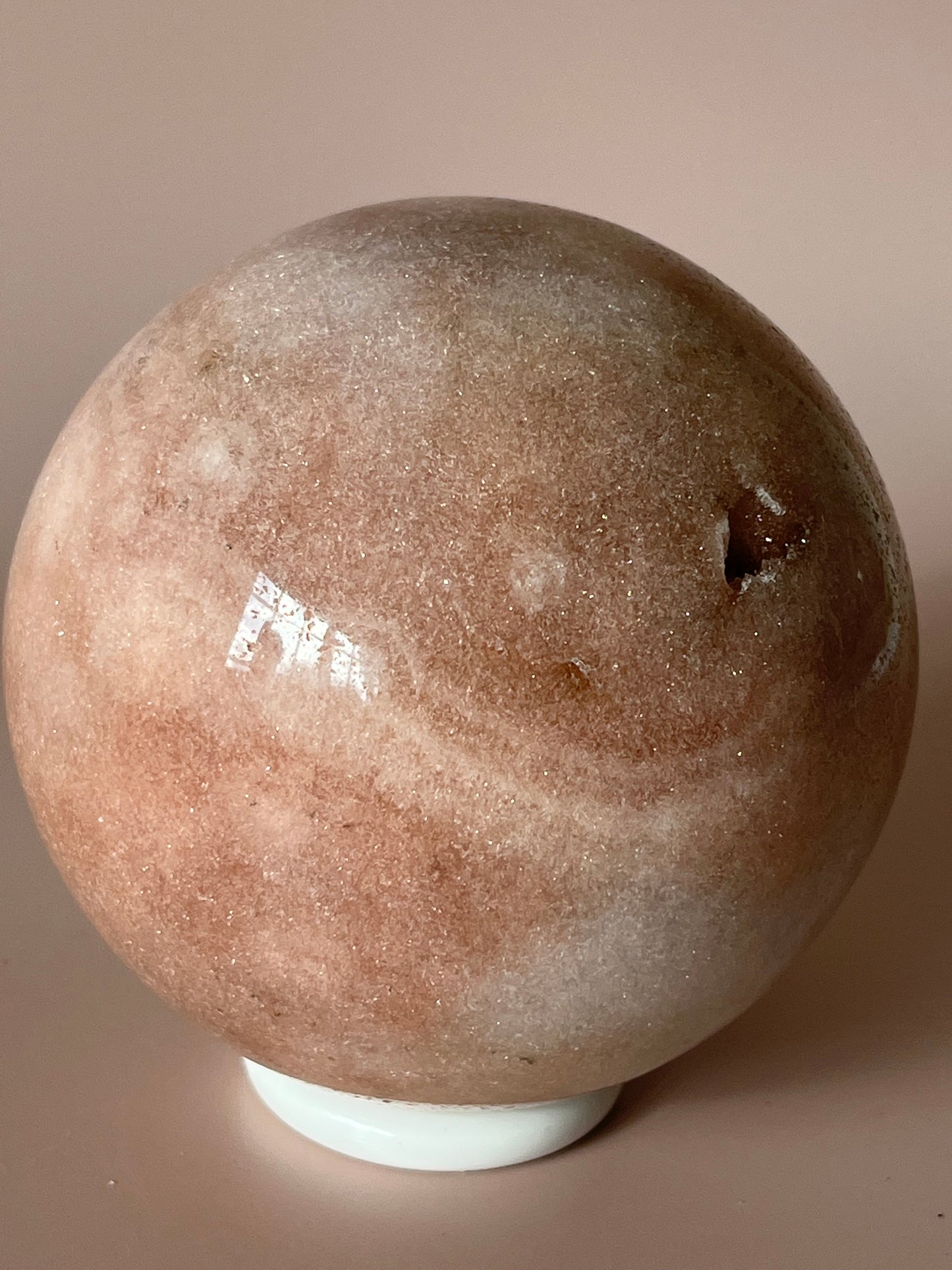 Pink Amethyst Sphere - Naomi