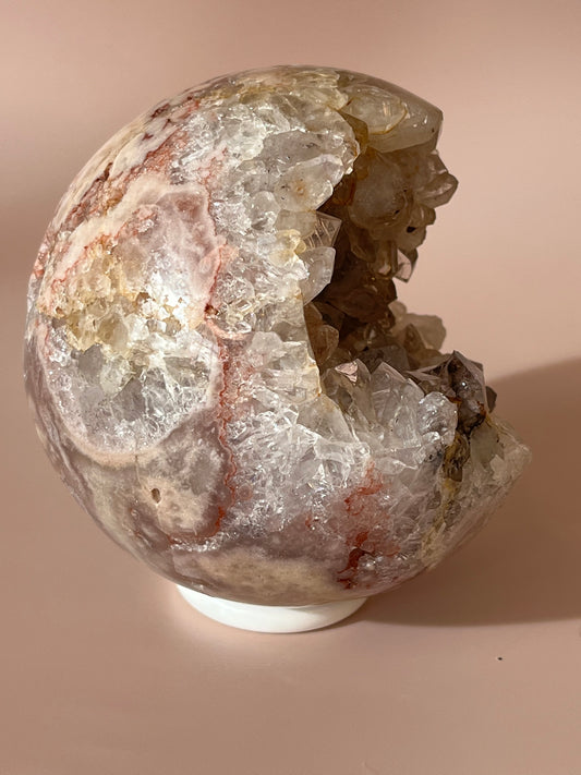 Pink Amethyst Sphere - Nikki