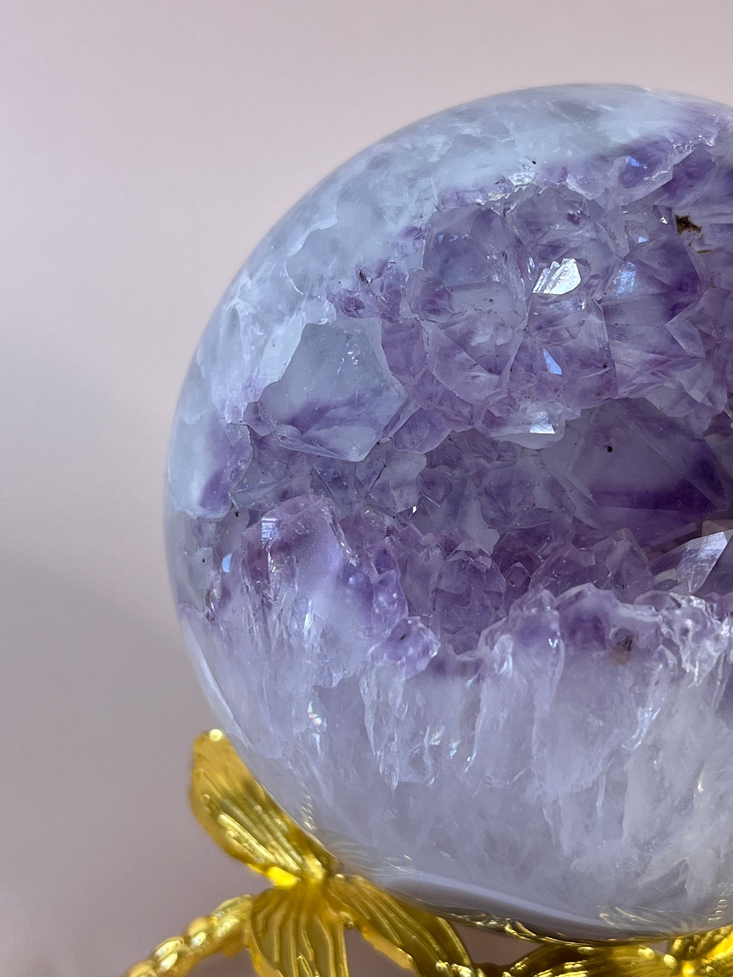 Amethyst Druzy Sphere