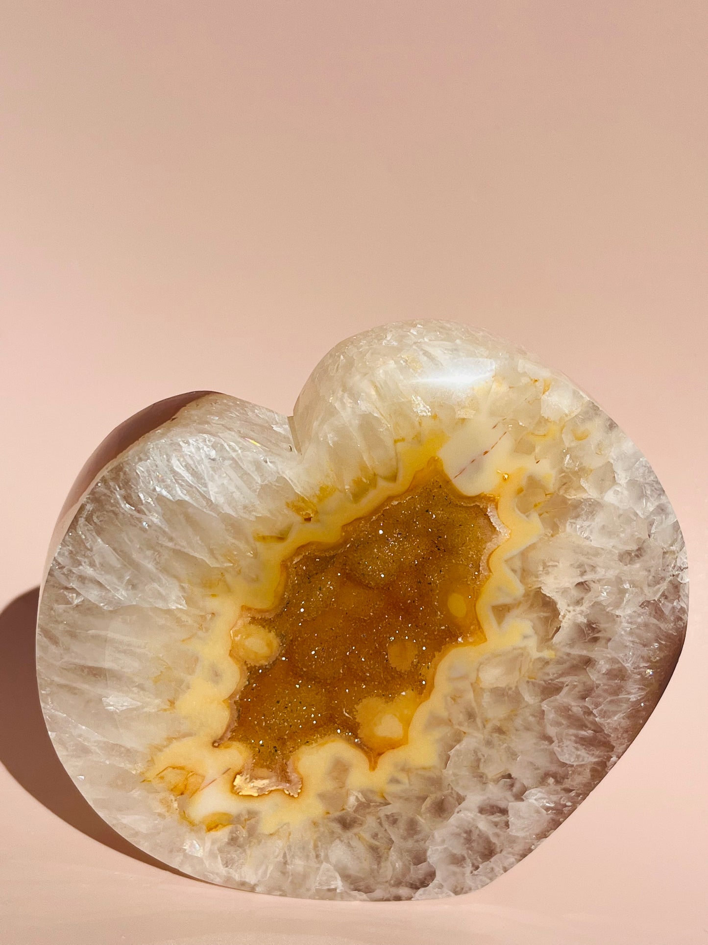 Druzy Agate Heart - 728g