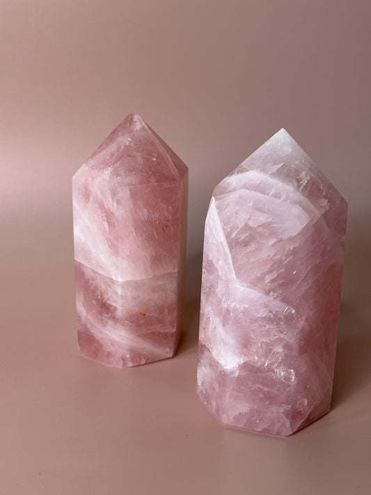 Rose Quarts Points - Large