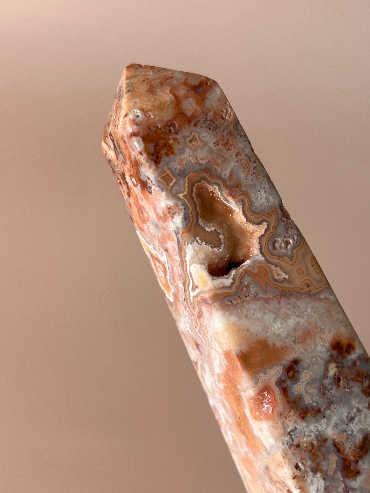 Crazy Lace Agate Tower