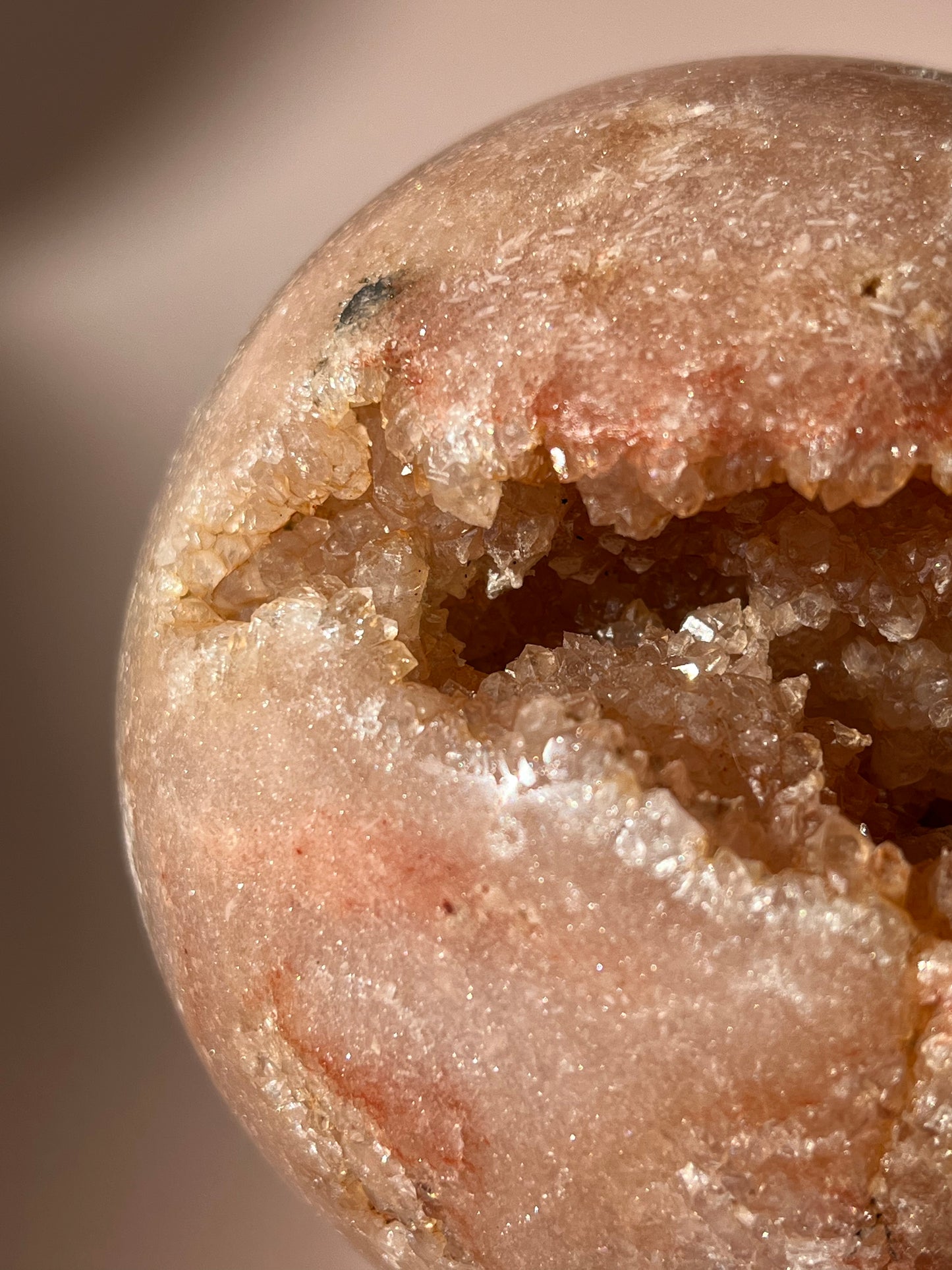 Pink Amethyst Sphere - Alex