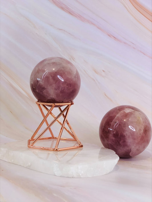 Rose Quartz spheres