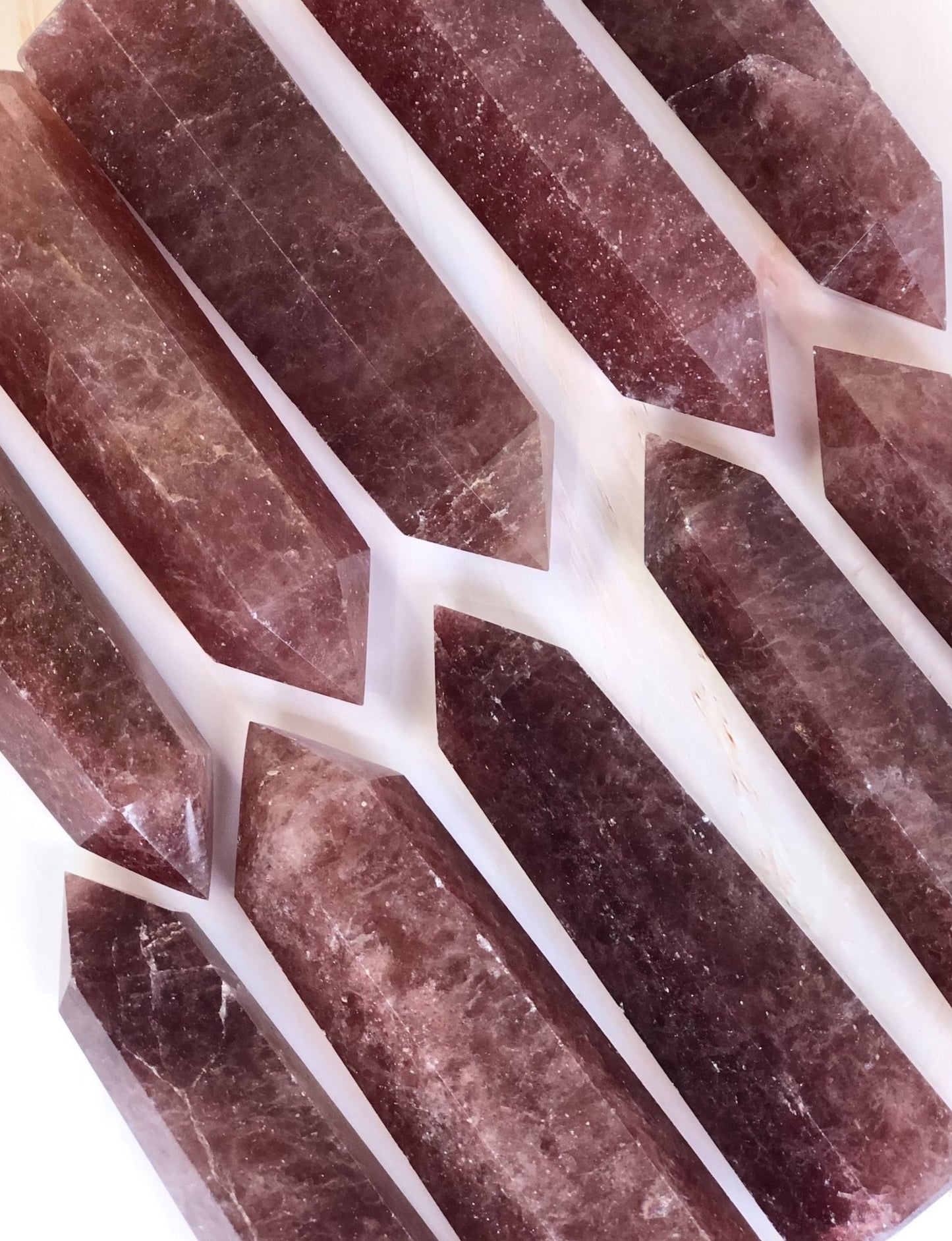 Strawberry Quartz towers