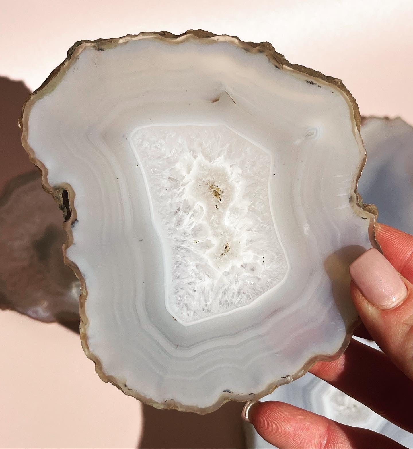 Agate Coaster - Raw Edge