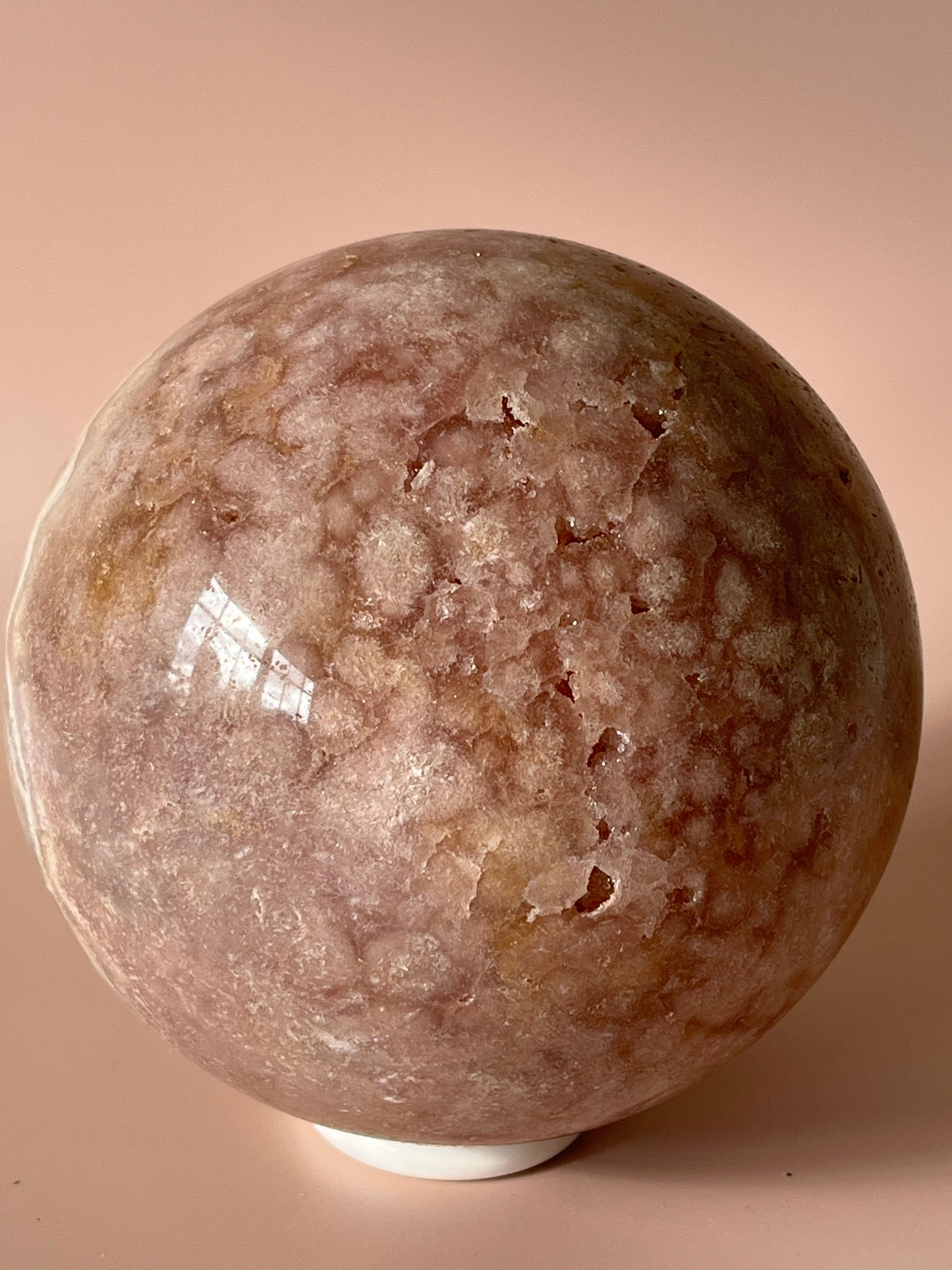 Pink Amethyst Sphere - Sophie
