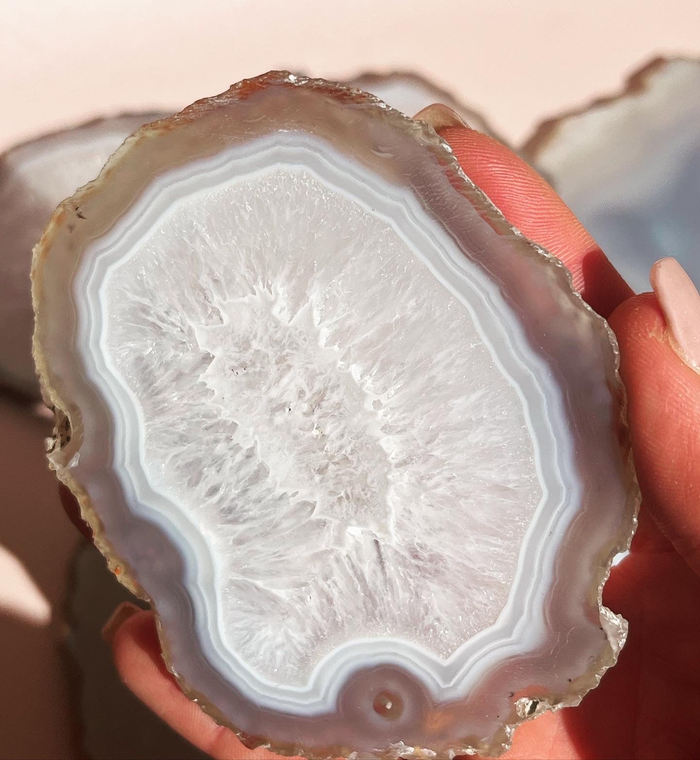 Agate Coaster - Raw Edge