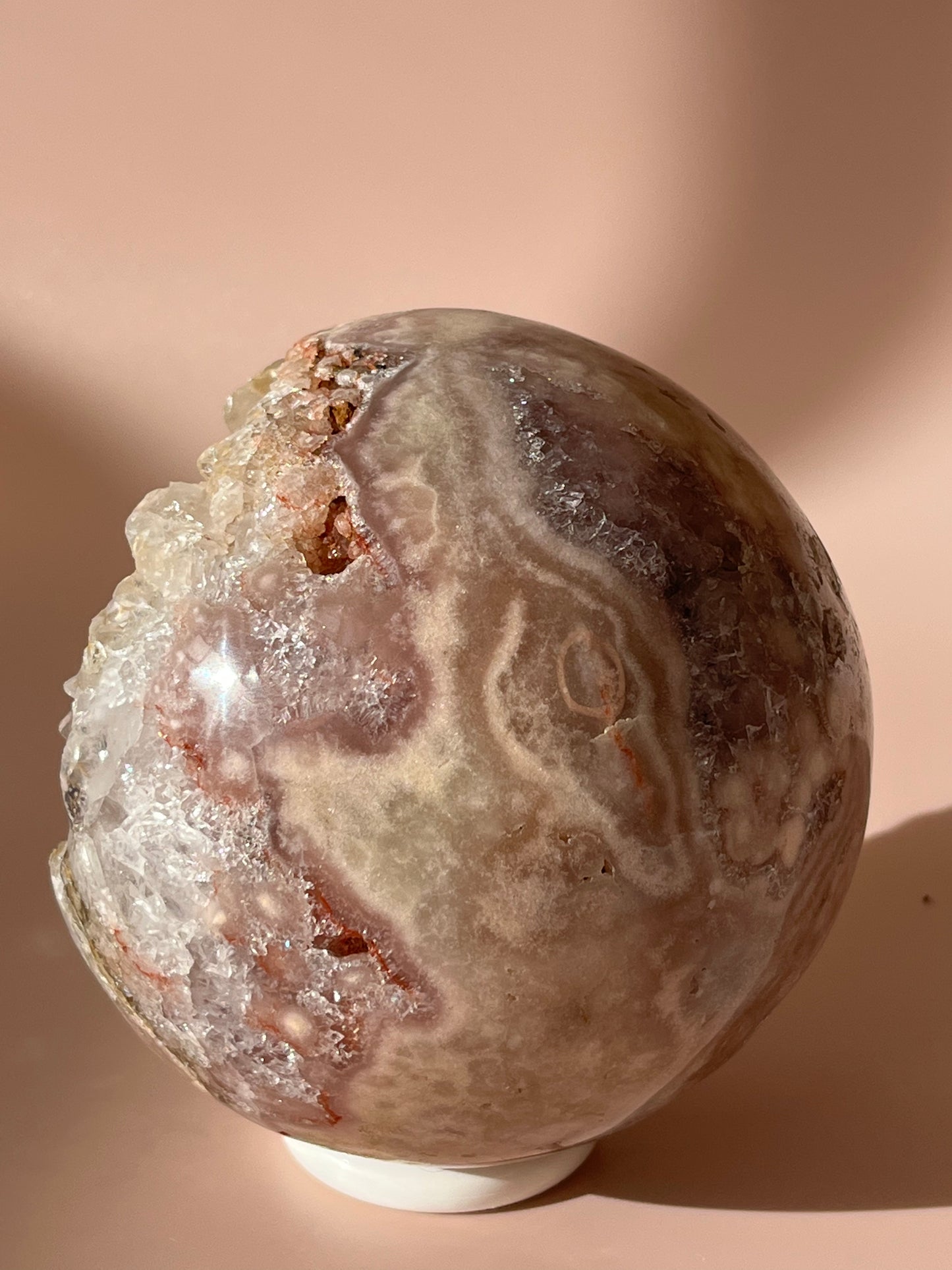 Pink Amethyst Sphere - Nikki