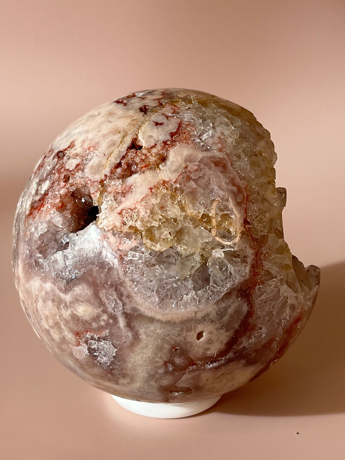 Pink Amethyst Sphere - Nikki