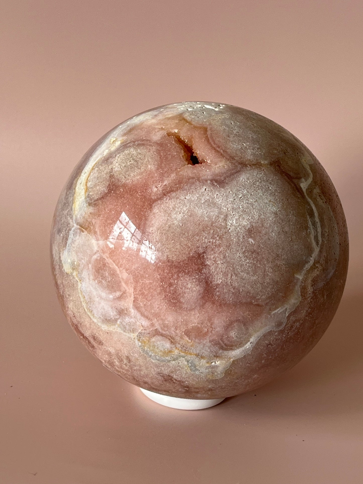 Pink Amethyst Sphere - Sophie